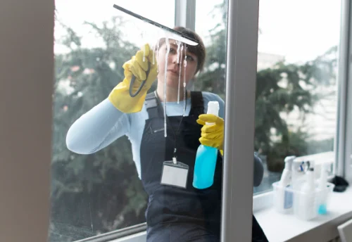 Nettoyage de vitres intérieures et extérieures à Épervans